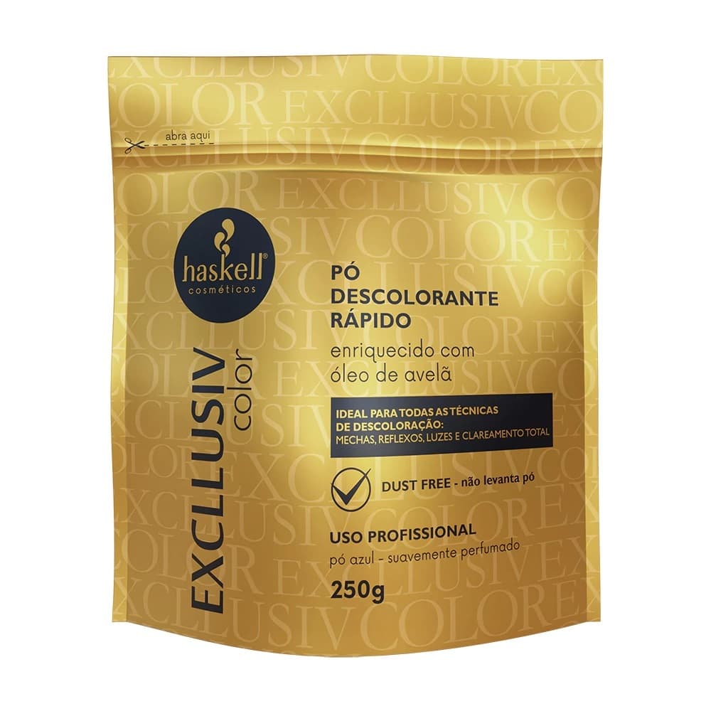 Pó Descolorante Rápido Excllusiv Color 250g Haskell