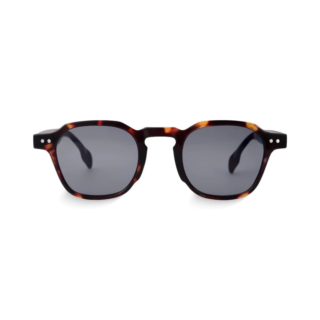 Óculos de Sol Quadrado Viggo Tortoise Savana Unissex UV400 Armação Marmorizada