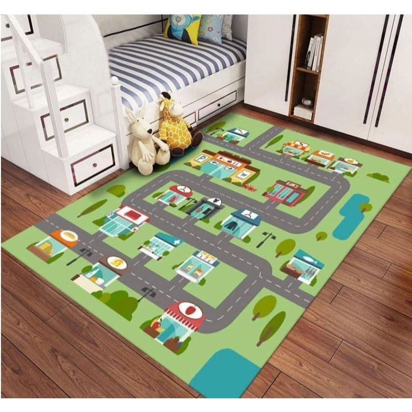 Tapete Antiderrapante Infantil Belga Kids - Várias Estampas