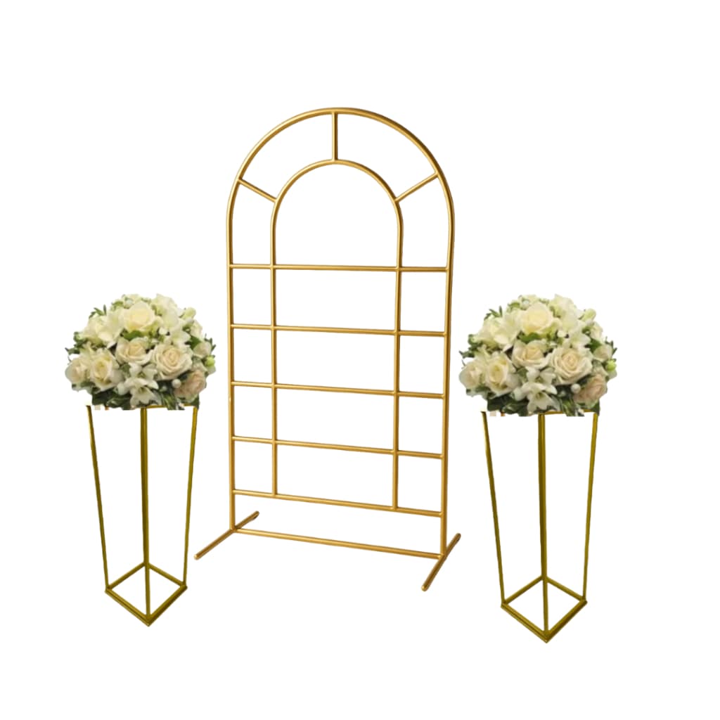 Kit Decoração de Festa Arco Janela + 2 Colunas DecoraçÕ Pegue Monte