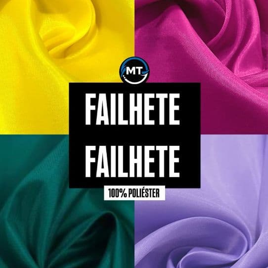 3 Metros Tecido Failhete, Tafeta, Alpaseda ( 1,50 Mts Larg )