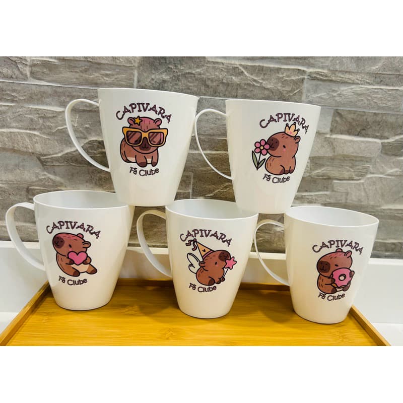 Canecas plásticas personalizadas CAPIVARA - Canecas, xicaras, divertidas