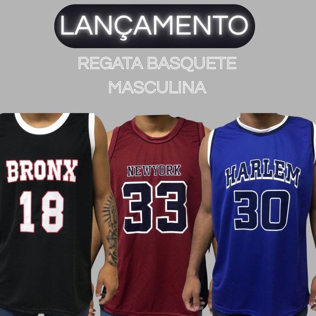 Regata Basquete Esportiva – Conforto e Liberdade de Movimento