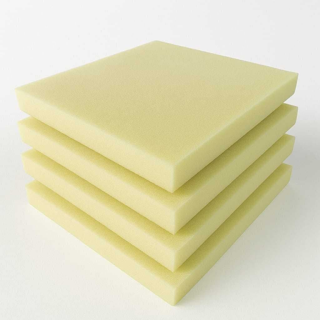 Kit 4 e 6 Unidades De Espuma Cadeira Sofa Puff 30x30 Densidade D33 Resistente de Alta Qualidade