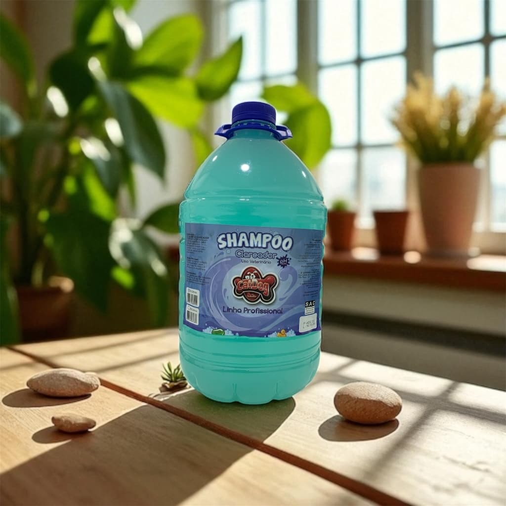 Shampoo Clareador Linha Profissional 5L para Cães e Gatos