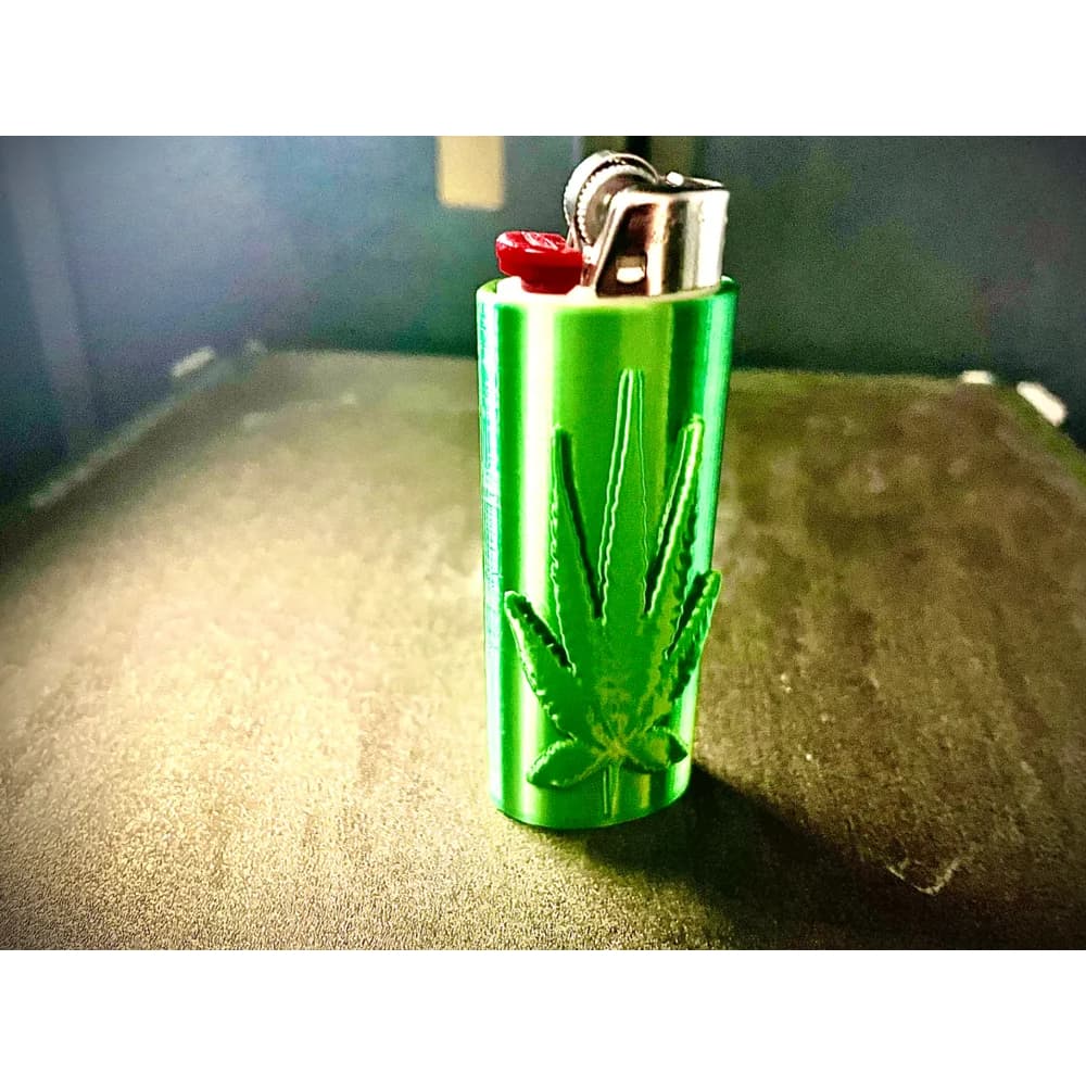 Capa / case Personalizada para isqueiro Verde - capinha/capa de isqueiro bic grande