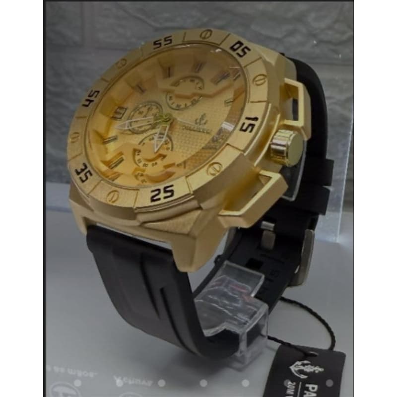 Relógio Masculino Elegante Pallyjane Chrono Luxo Resistente à Água