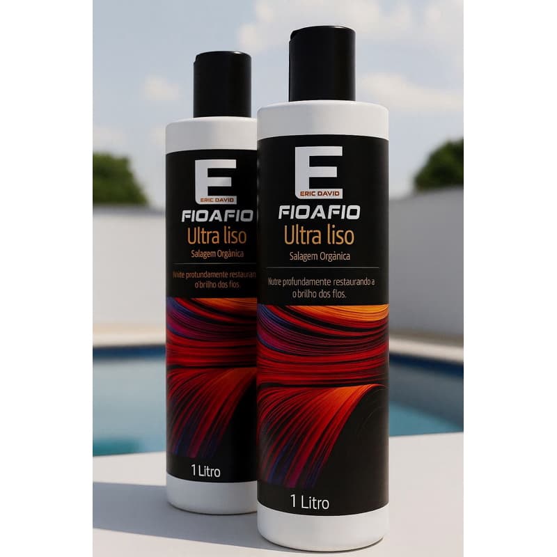 Progressiva Orgânica Fio a Fio ultra liso Com Biotina, argan e Macadâmia - Sem Formol