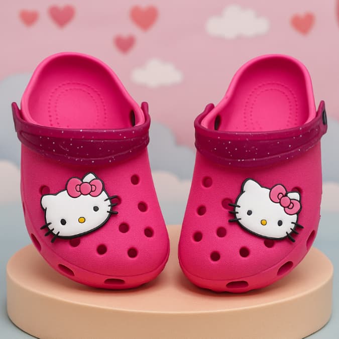 Babuche Infantil Hello Kitty Glitter Pop Kids