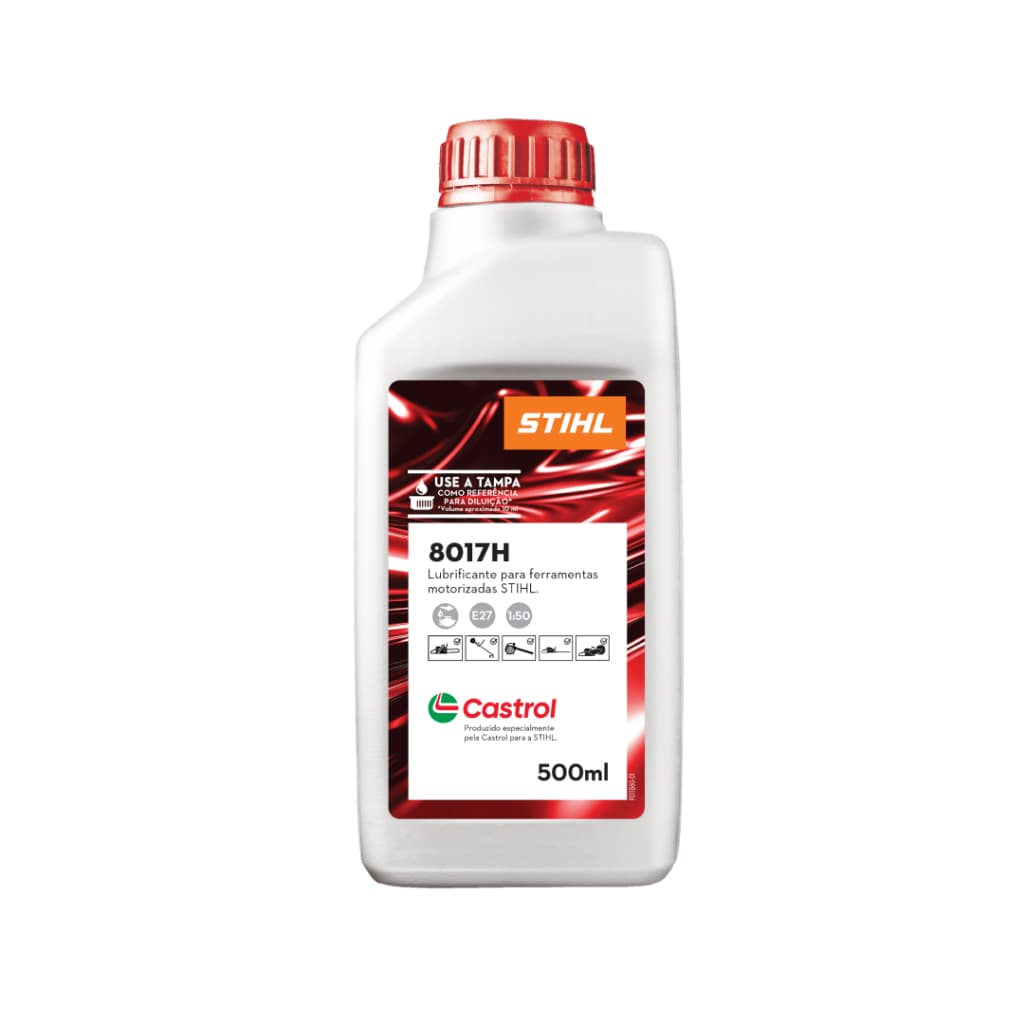 ÓLEO 2 TEMPOS CASTROL STIHL 8017H 500ML PARA MOTOSSERRA E ROÇADEIRA