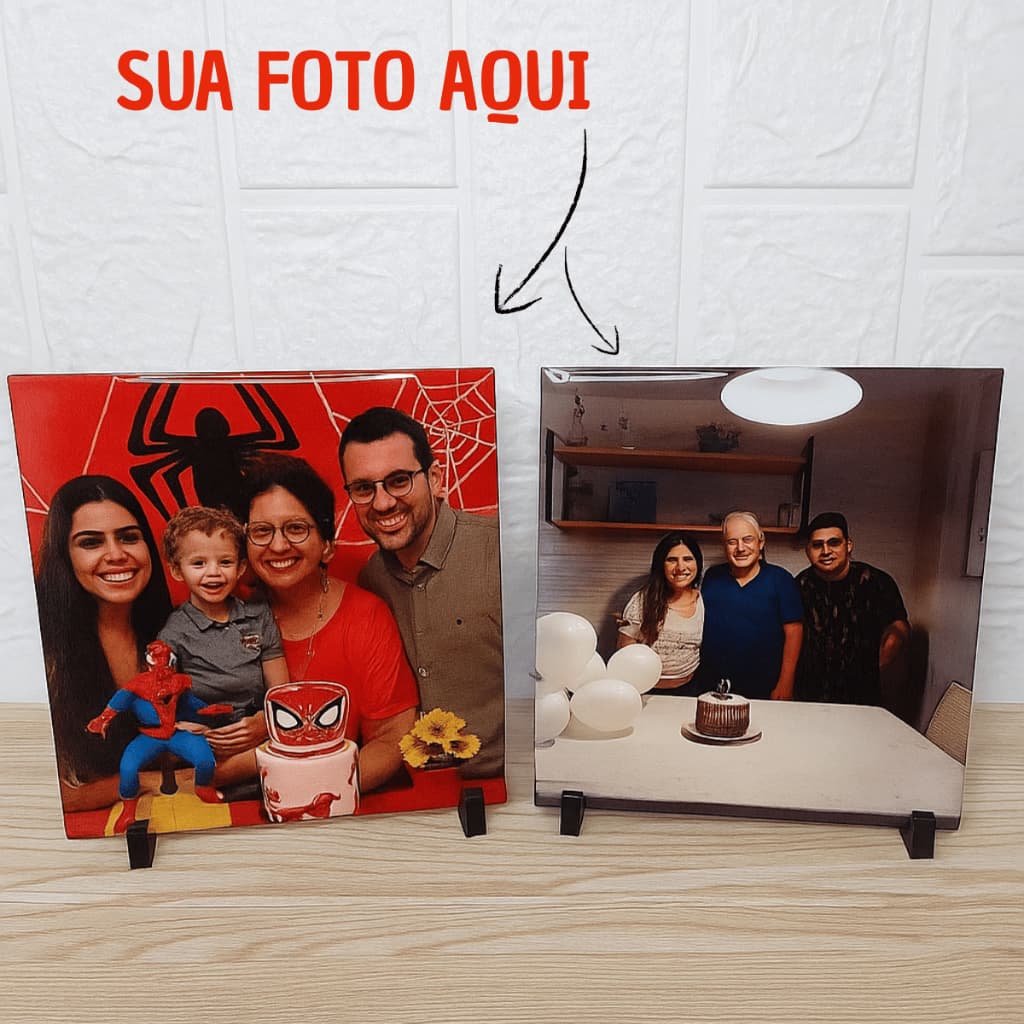 Azulejo Personalizado 20x20cm c/ Sua foto