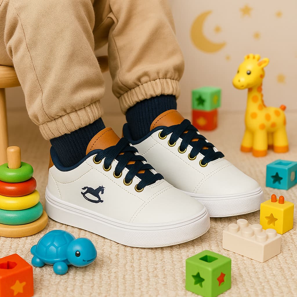 Tênis Infantil Menino Casual Super Leve – Para Atividades e Escola