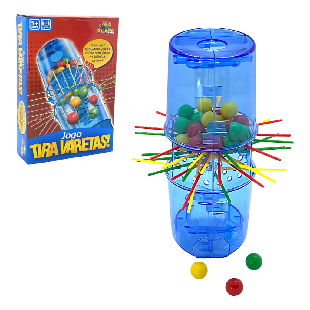 Jogo Tira Varetas - Pega Varetas - Jogo Infantil - Jogo Tabuleiro - Brinquedo Grande