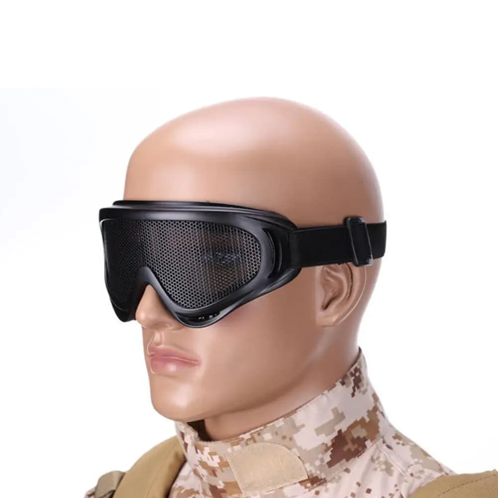 Oculos De Proteção Airsoft Em Tela Metálica Anti Embaçante - ENVIO NACIONAL
