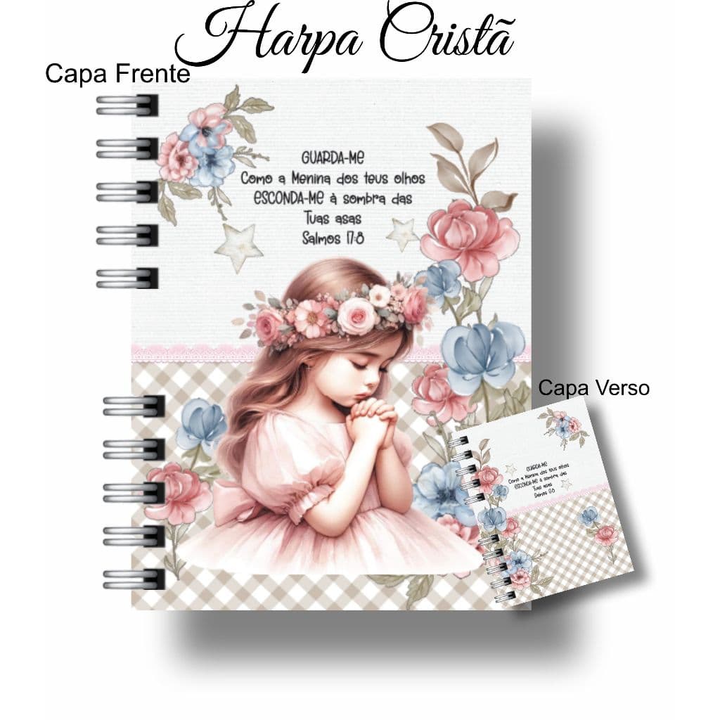 Harpa Cristã Atualizada Letra Grande Personalizada com Nome