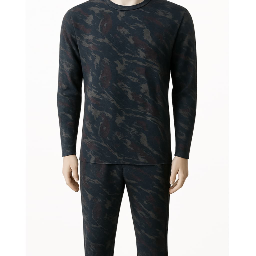 Conjunto Camuflado EB Blusa e Calça Tecido UV P/ Pesca Caça Camping Airsoft Painball
