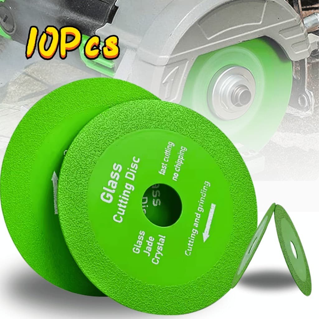 Kit10Pcs Discos De Corte De Vidro 4 Polegadas 100mm Lâmina De Serra Diamantada Ultrafina Polimento De Mármore Cerâmica