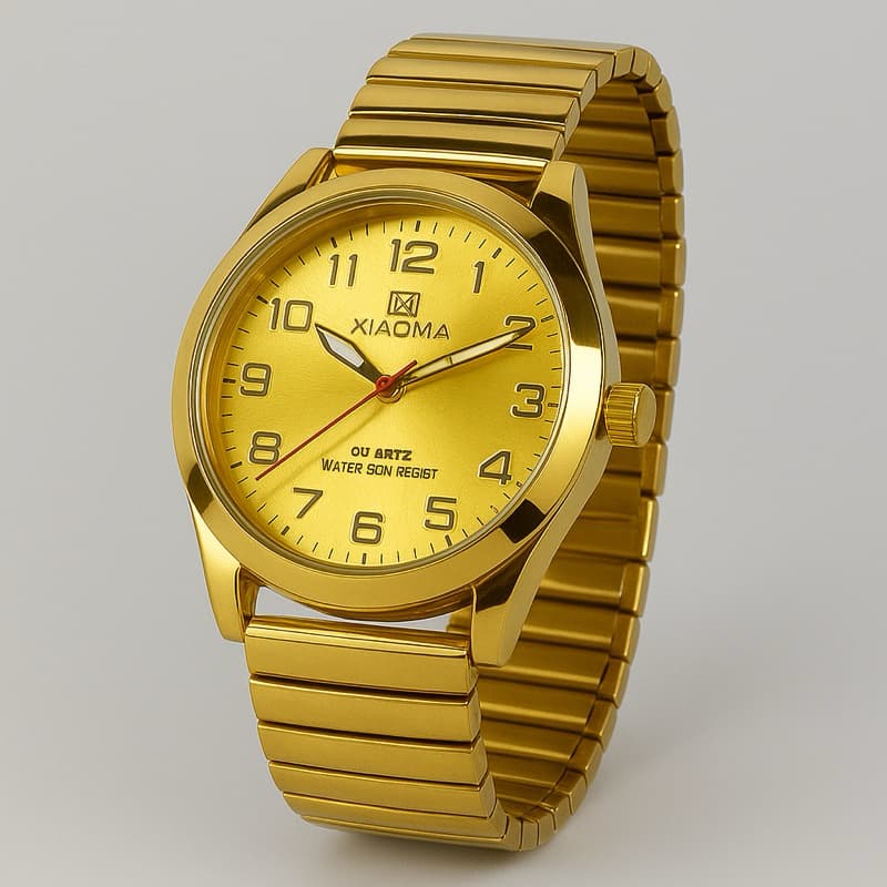 Relogio Feminino a Prova D’água Quartzo Pulseira Elástica Moda Barato
