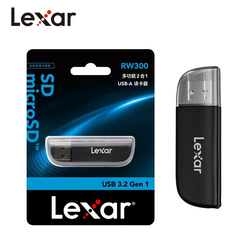 Leitor Cartão Micro Sd Lexar 2 Em 1 Alta Velocidade 3.2 Gen1