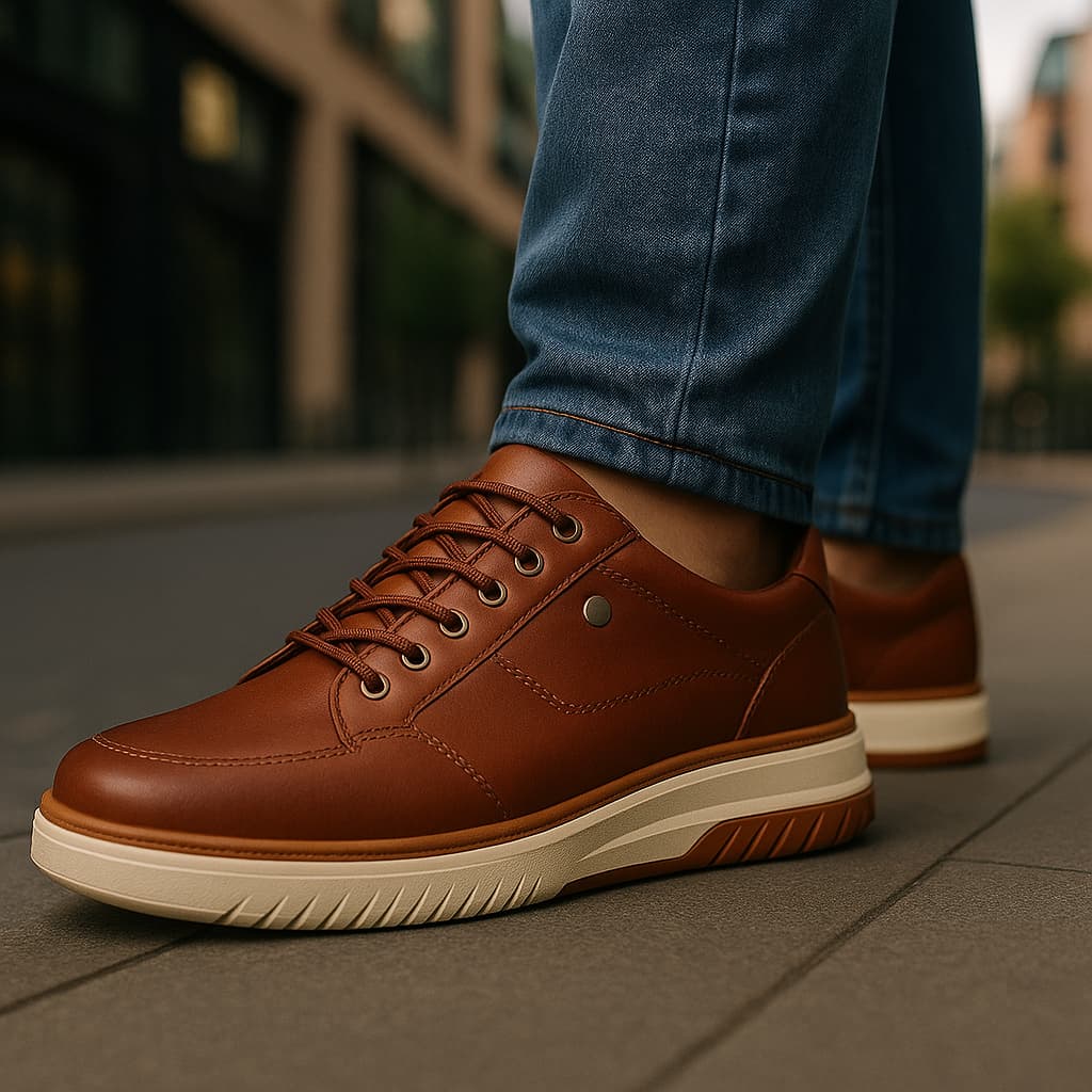 Tênis Masculino Casual Dia a Dia Confortável C/ Cadarço