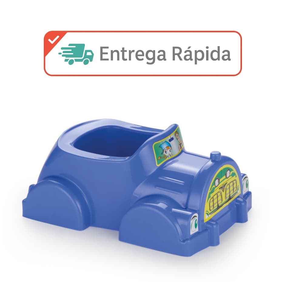 Penico Calhambeque infantil Desfralde para Criança Carro Colorido Plasnorthon Entrega em 24hrs