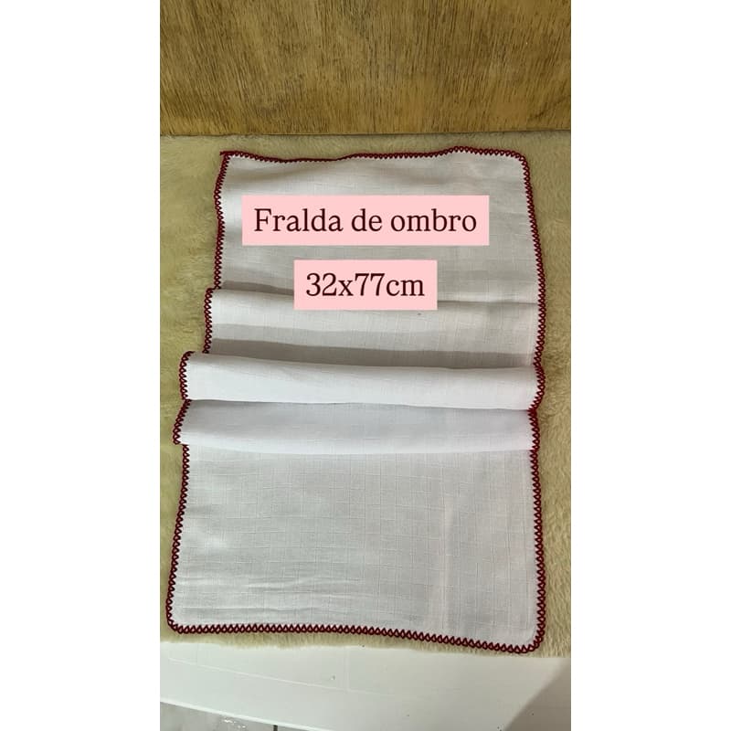 Fralda de ombro mabber personalizada com nome e tema