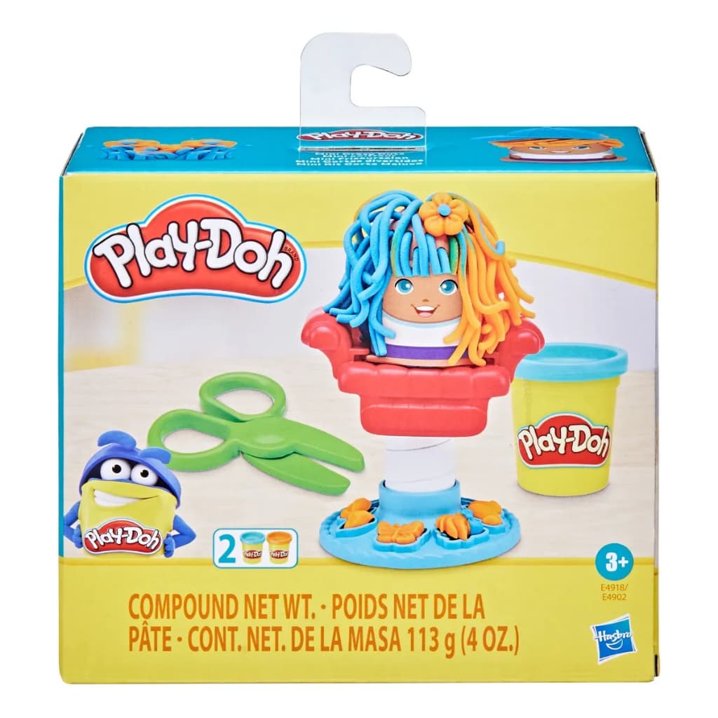 Massa de Modelar Play-Doh Mini Classics Corte Maluco Barbearia com 2 Cores de Massinha Hasbro