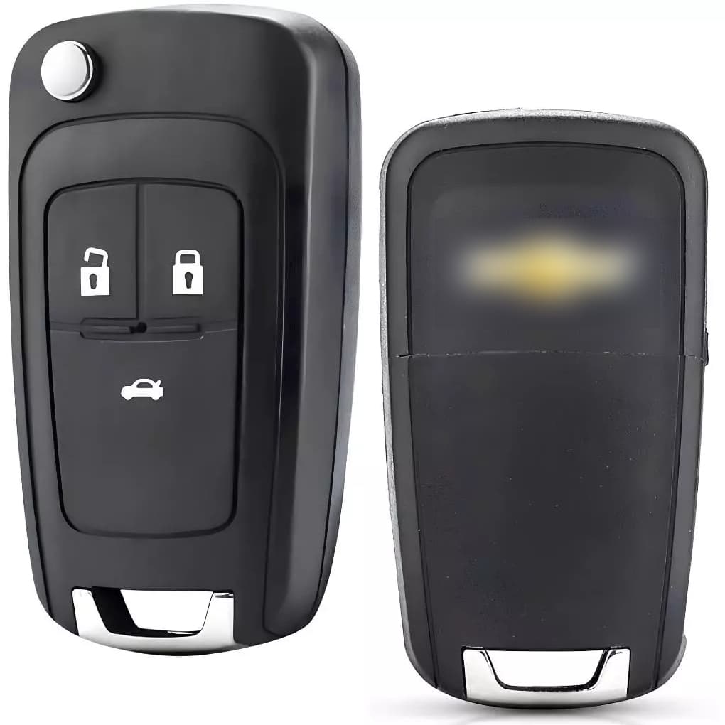 Carcaça Chave Canivete Chevrolet GM Cruze Onix Prisma Spin 3 Botões