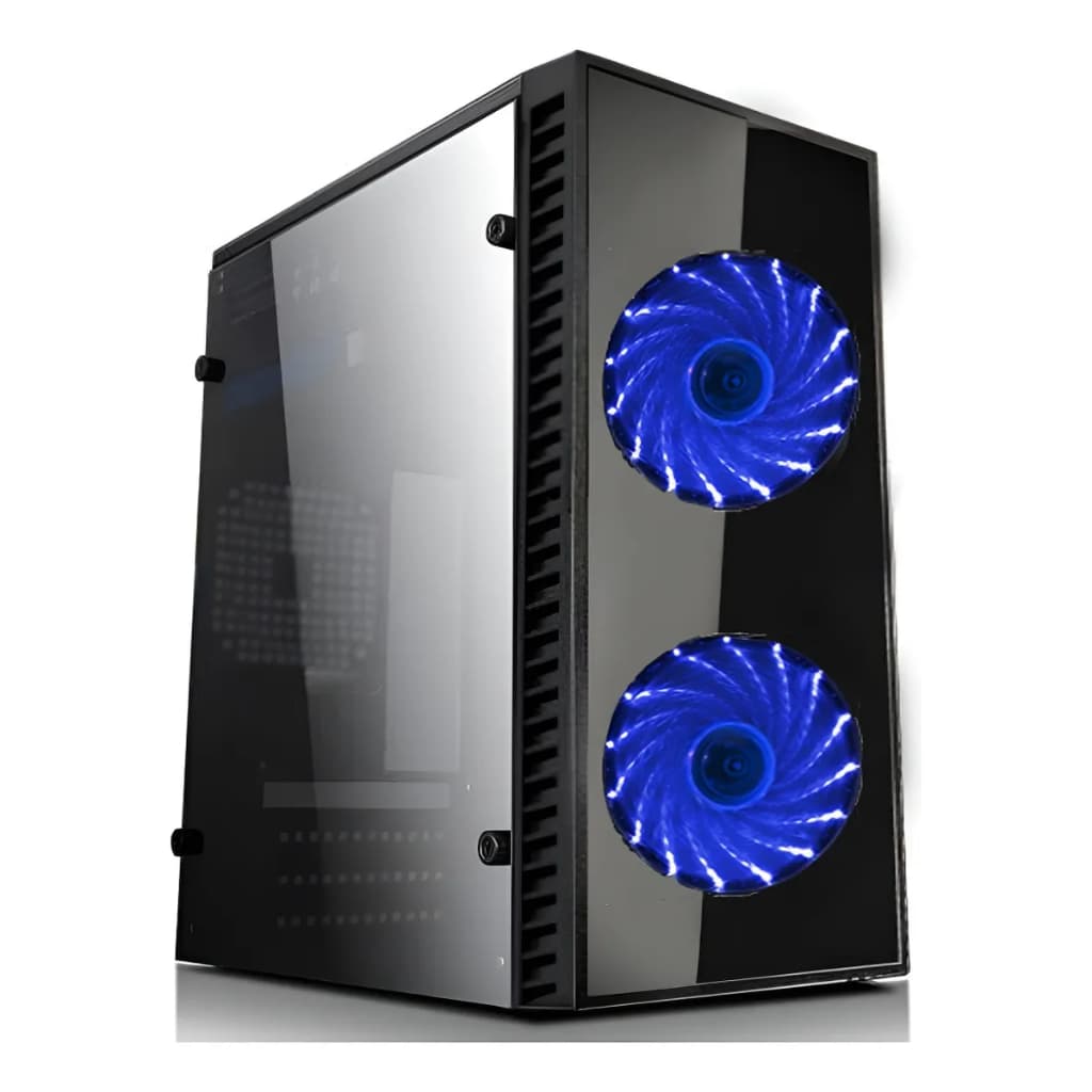 Gabinete Micro Atx Xway 01146 Preto Lateral Acrilico Usb 3.0 Fonte 500w