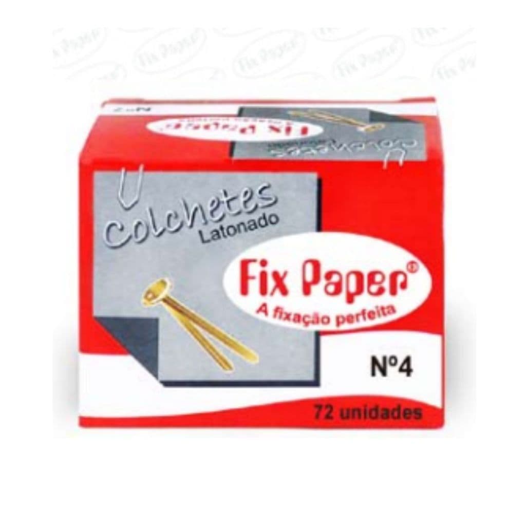 Colchetes Latonado N4 - Fix Paper - 72 Unid