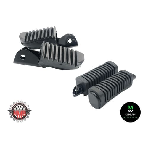 KIT de Pedaleiras Dianteira e Traseira Bros Xre 190 Xre 300 NX 400 Falcon Xr Xlr 125 Nx 200 com kit de instalação