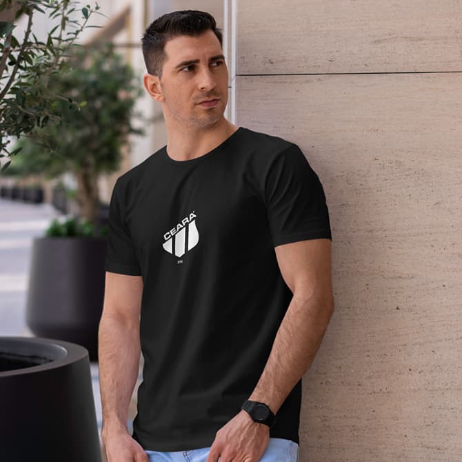 Camisa Masculina Ceará SC 1914 Camiseta Algodão Vozão Cearense Para Quem Leva o Ceará no Coração
