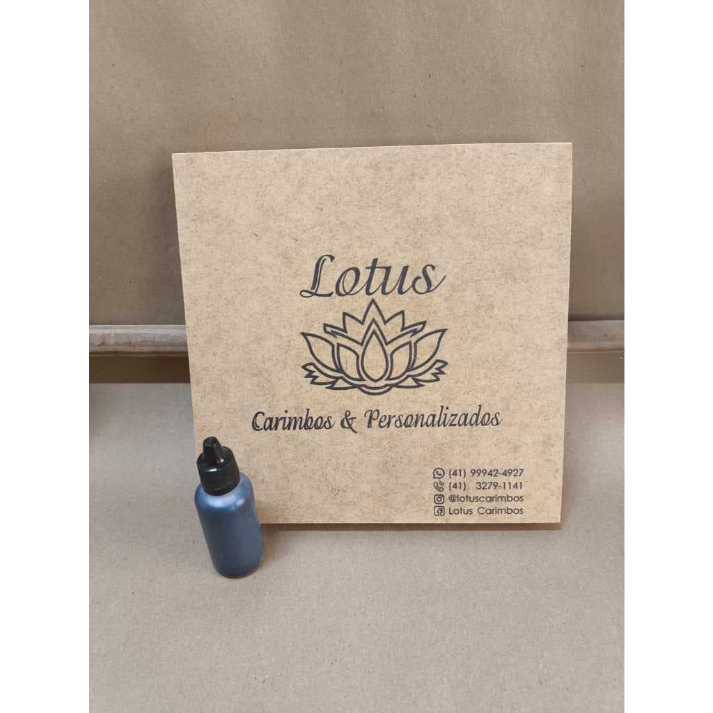 Kit:  Almofada para carimbo 25x25cm + 02 tintas (não acompanha o carimbo)