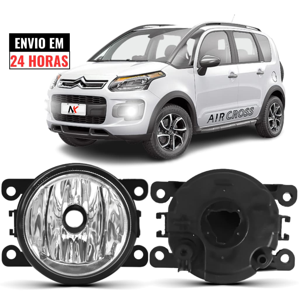Farol Milha Citroen Aircross 2010 2011 2012 2013 2014 2015 Milha Neblina Milha Auxiliar
