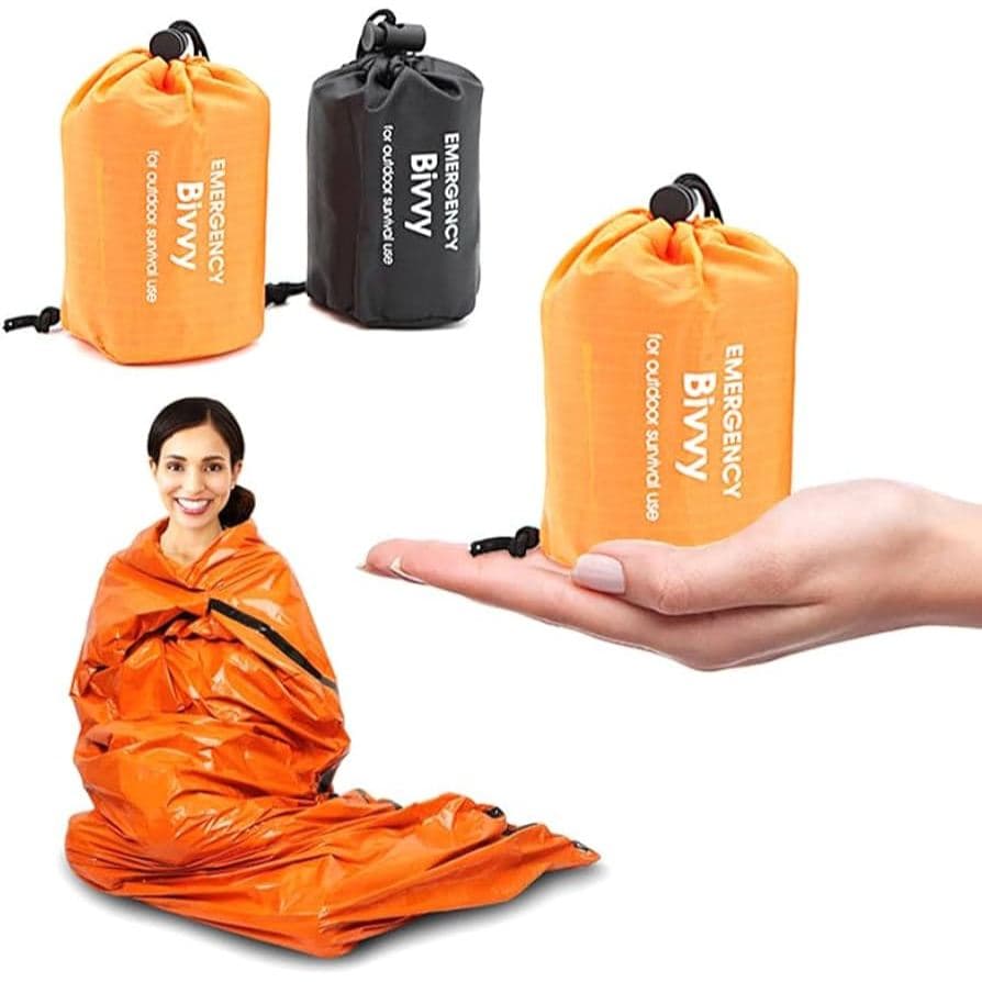 Saco De Dormir Emergência Acampamento Ultra Impermeável