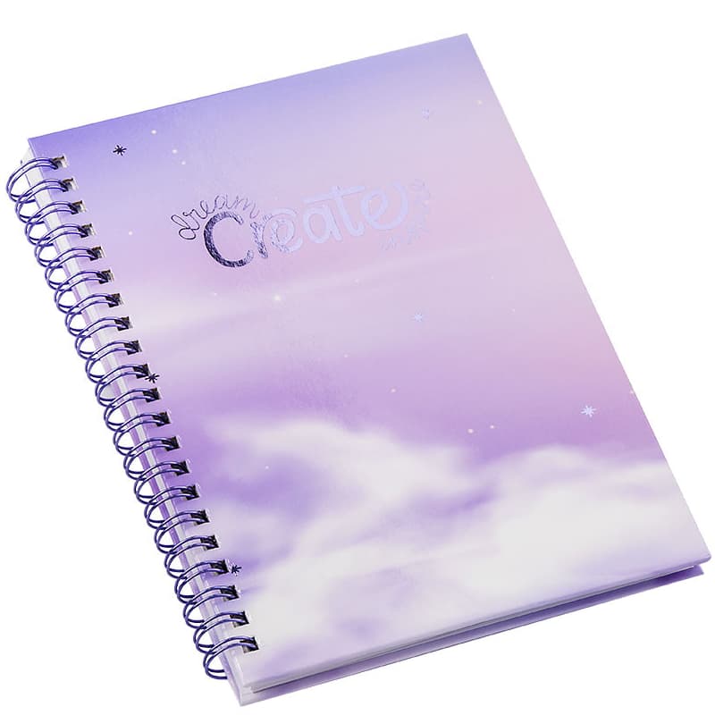 CADERNO CAPA DURA PAUTADO - DREAMS - 80FLS