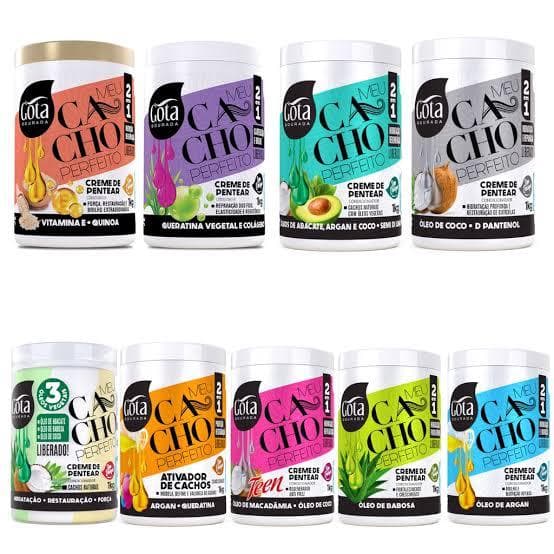 CREME  MEU CACHOS PERFEITO GOTAS DE 1 KG COM ÓLEO DE  ARGAN