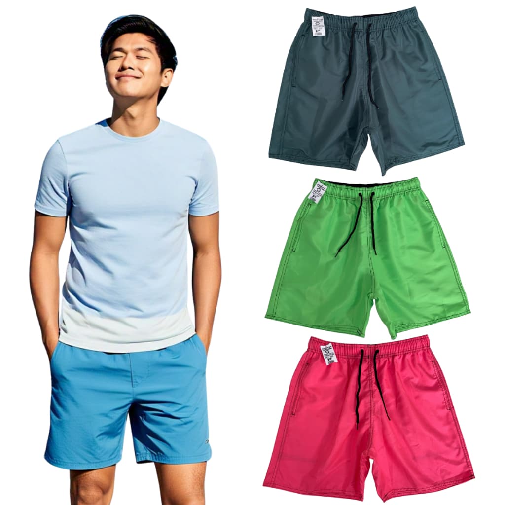 Swim Short Tactel Masculino Academia Praia com Bolso - Secagem Rápida