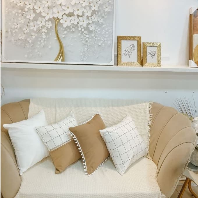 Kit 4 Capas de Almofada Minimalista Premium Elegante Para Decoração