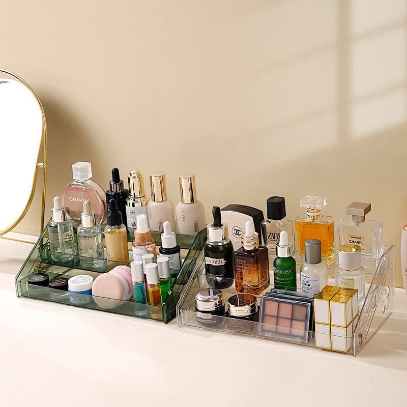 Porta paleta blush sombra Organizador de maquiagem acrilico 3 Andares