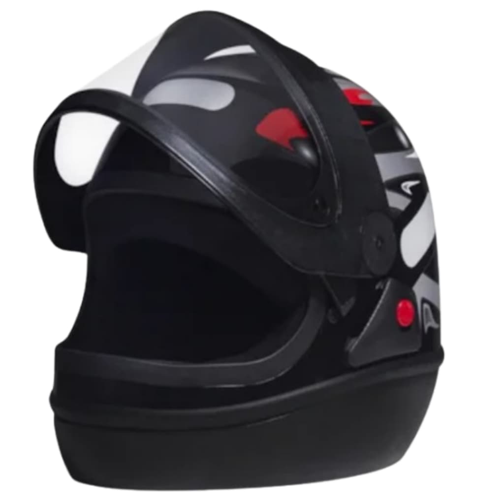 Capacete Para Moto Integral San Marino Preto Tamanho 62 Preto Grafic 62