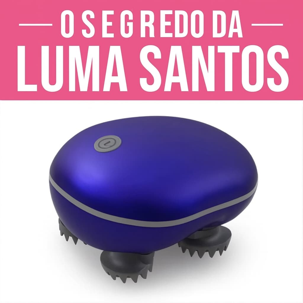 Massageador Elétrico Portátil Mini de Cabeça Ombro e Pescoço Massagem Corporal e Viagem