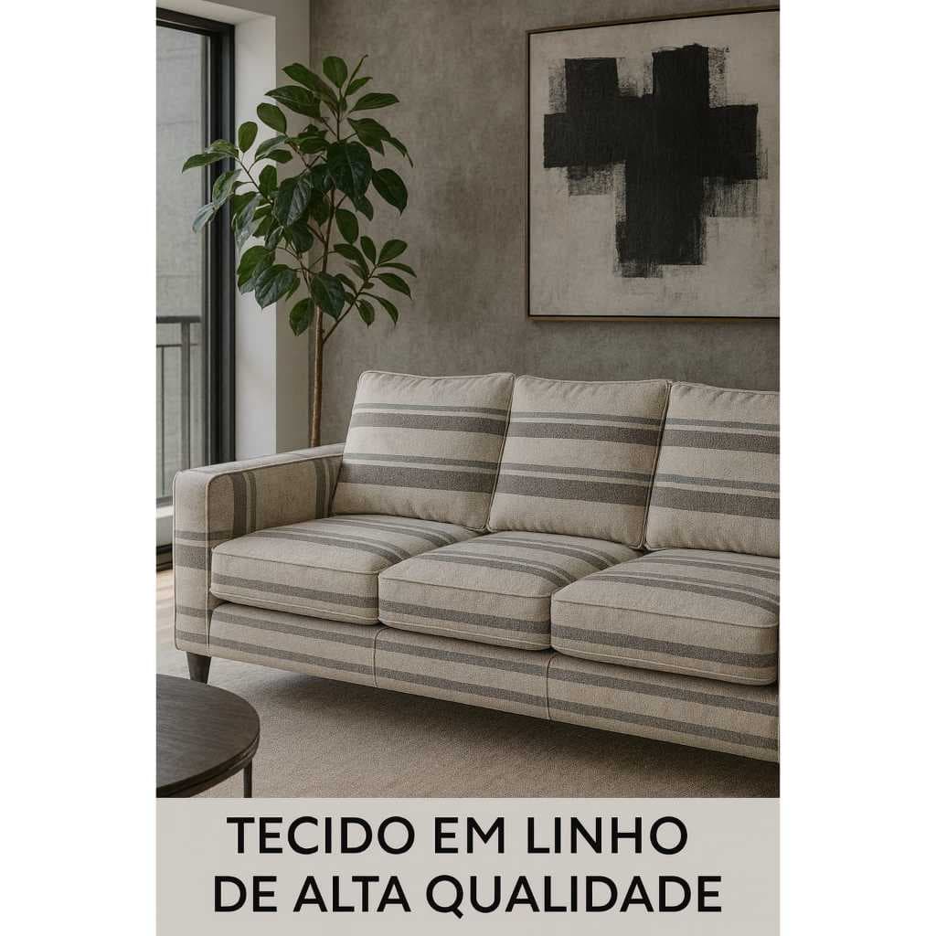Tecido Linho Malaga  Estampado Alta Qualidade Impermeabilizado Para Estofados Sofa Almofadas Cabeceira Poltrona