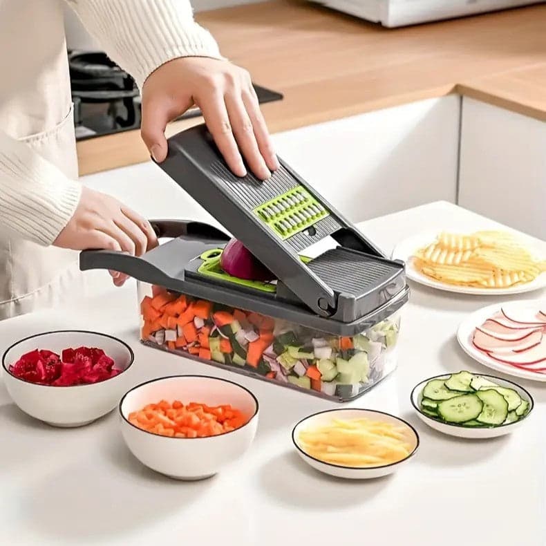 Ralador Fatiador Cortador Frutas Alimentos Amassador Legumes Laminas Cesto Salada Ovo Verduras