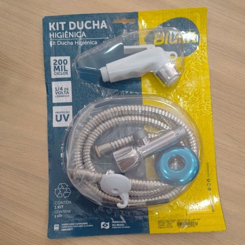 DUCHA HIG METAL C/REG ABS/BR 1,20M C25