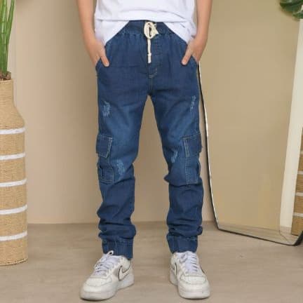 Calça Cargo Menino Infantil Juvenil Masculina Tendência 1 ao 16