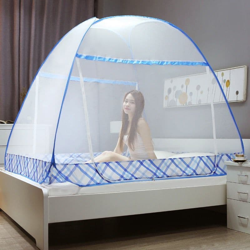 Rede Mosquiteiro Proteção Contra Insetos Rede de Cama Interna Tenda Portátil Viagem