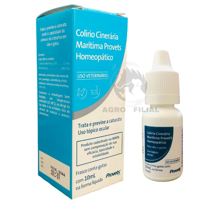 Colírio Cineraria Marítima 10ml Original Provets