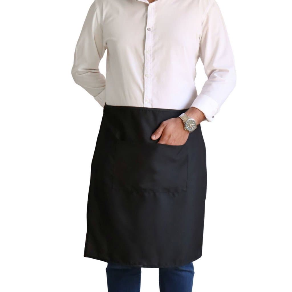 Avental Meio Corpo em Oxford com Bolso – Profissional para Restaurante e Garçom