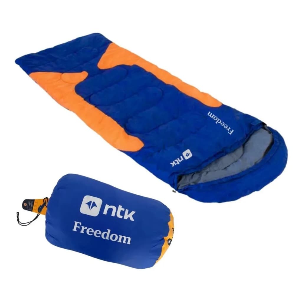 Saco De Dormir Freedom -1,5c A -3,5c Nautika Azul/laranja Camping